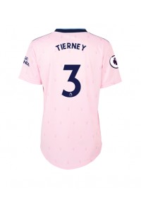 Arsenal Kieran Tierney #3 Voetbaltruitje 3e tenue Dames 2022-23 Korte Mouw